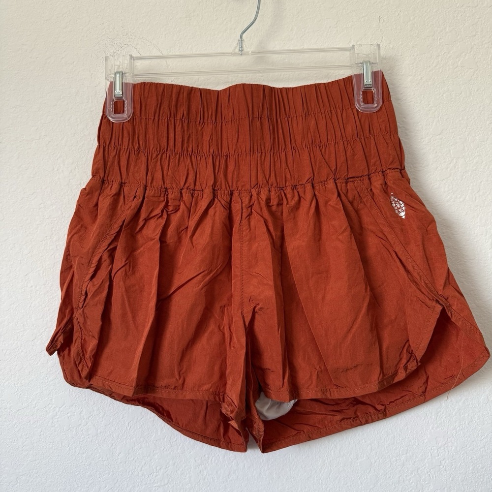 Free People Movement The‎ Way Home Short Burnt Orange Rust Womens Small